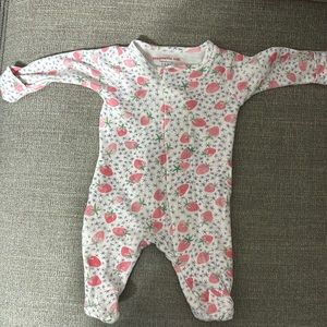 Newborn Magnetic Me strawberry onesie